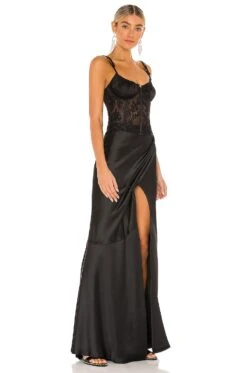 Calla Lily Gown Black 10 Calla Lily Gown Black -Bardot Store VCHP WD29 V3