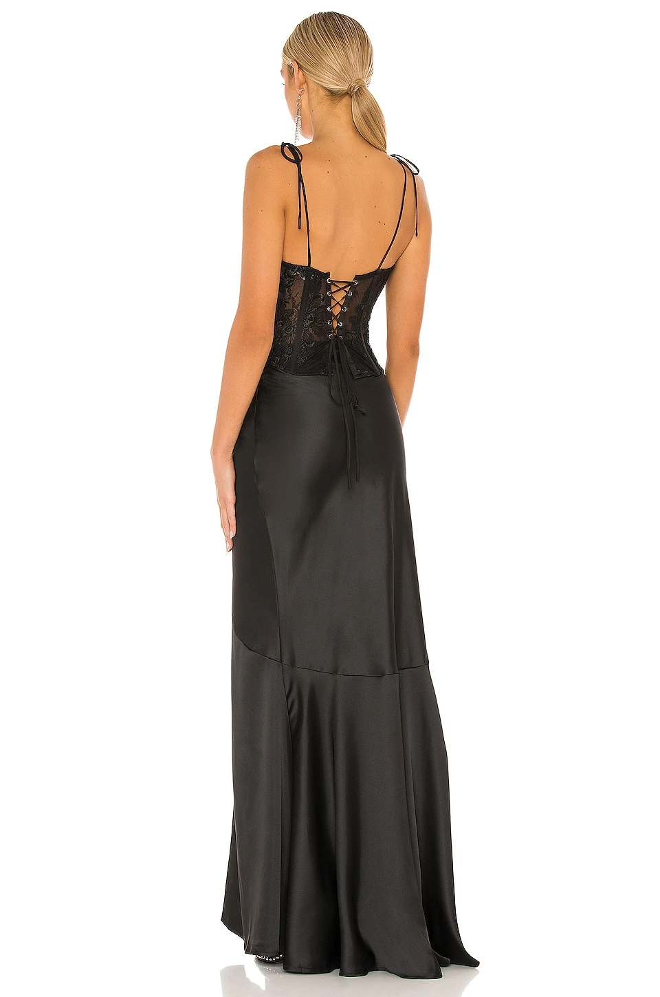 Calla Lily Gown Black 4 Calla Lily Gown Black - Image 4