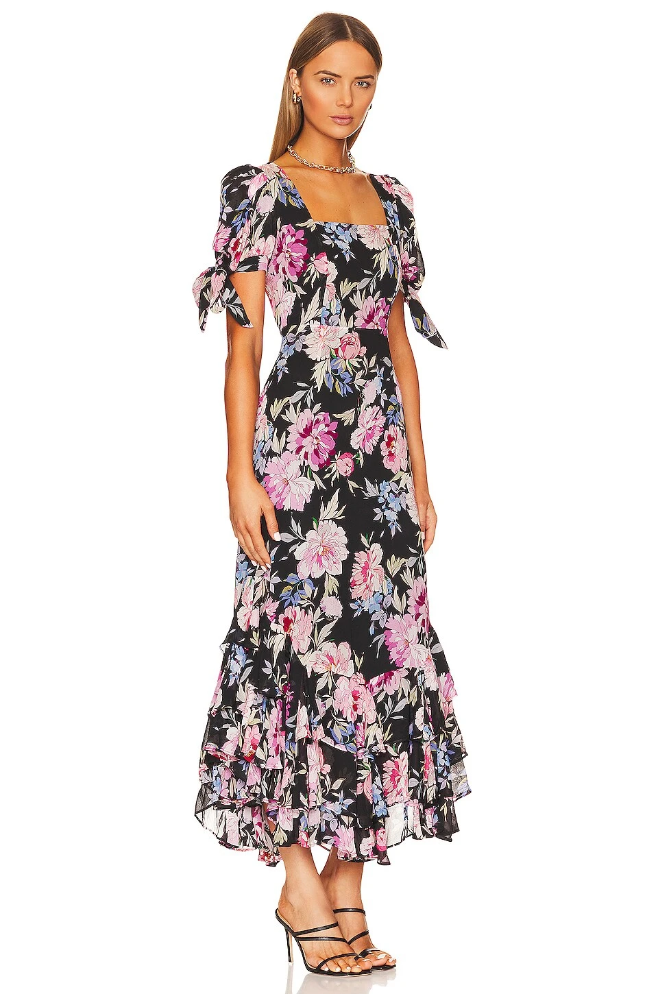 Lydia Maxi Dress Celestica Black 2 Lydia Maxi Dress Celestica Black - Image 2