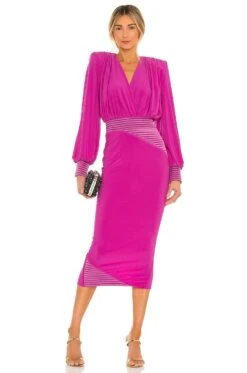 Midi Dress White -Bardot Store ZHIR WD131 V1