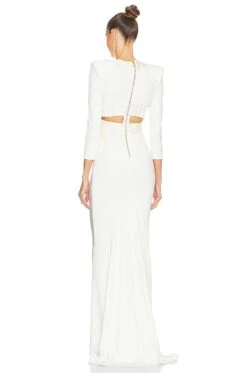 Go Your Own Way Gown White -Bardot Store ZHIR WD219 V3