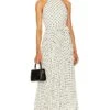 Zimmermann Sunray Picnic Dress Cream & Black Dot