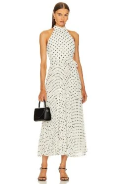 Zimmermann Sunray Picnic Dress Cream & Black Dot